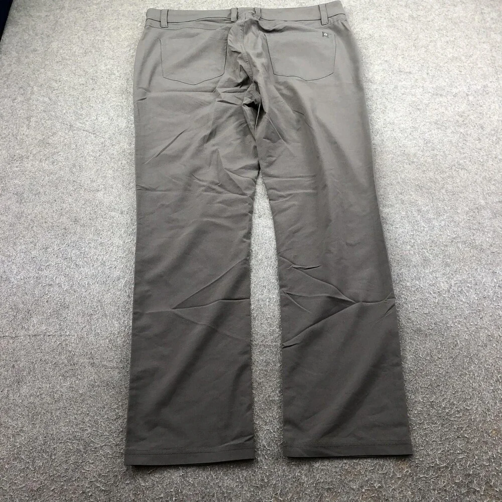 Tasc Pants Mens 35x30 Gray Chino Slim Straight Casual 5-Pocket Tailored Outdoor - Picture 6 of 11
